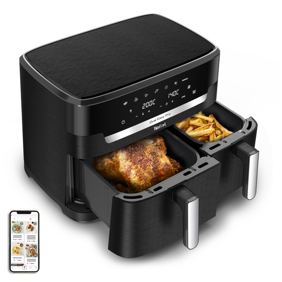 Bez eļļas fritieris Tefal Dual Easy