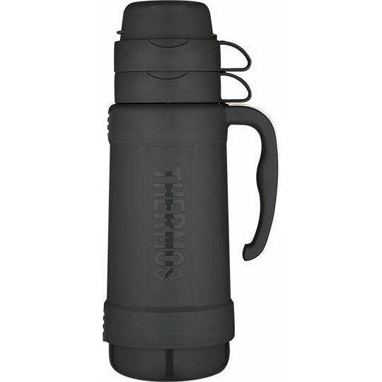 Stikla termos ar divām krūzēm THERMOS