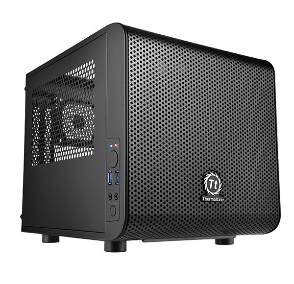 Thermaltake Core V1 MiniITX korpuss ar