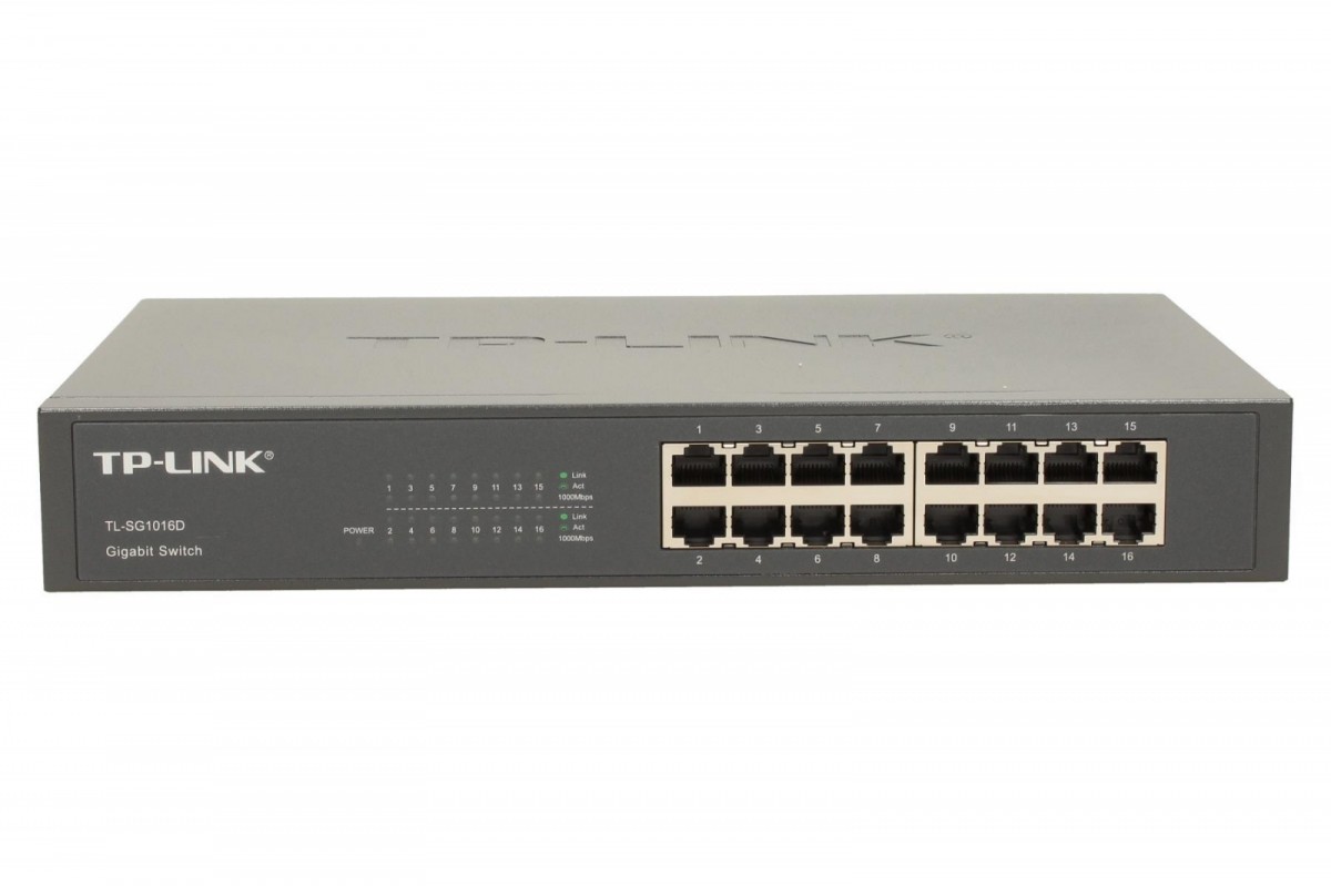 TP-LINK TL-SG1016D Tīkla komutators | TL-SG1016D