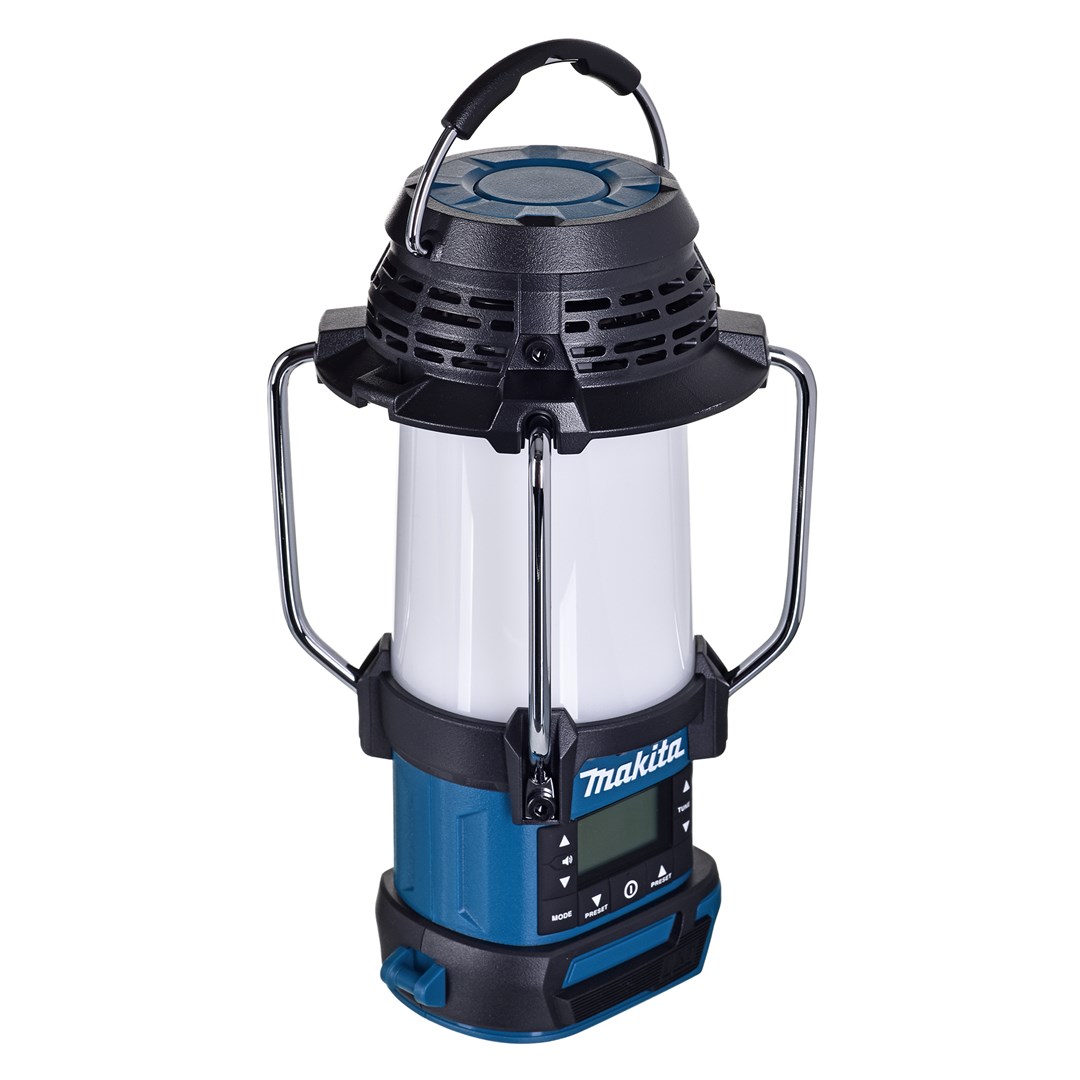Makita Kempinga lampa ar iebūvētu radio