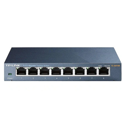 TP-LINK 8-Port Gigabit komutators | TL-SG108