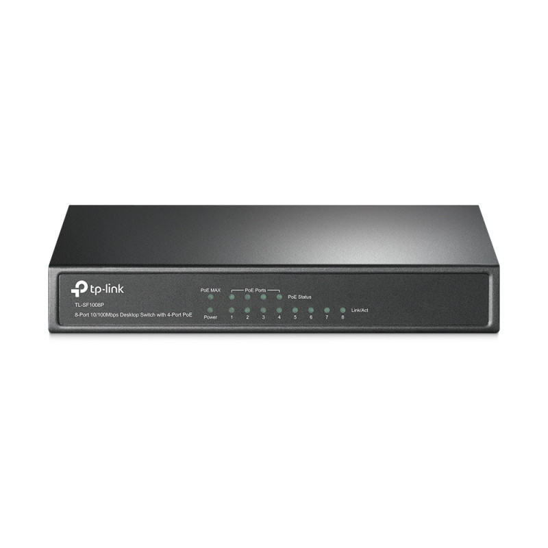 TP-Link SF1008P switch 8x10/100 PoE Desktop