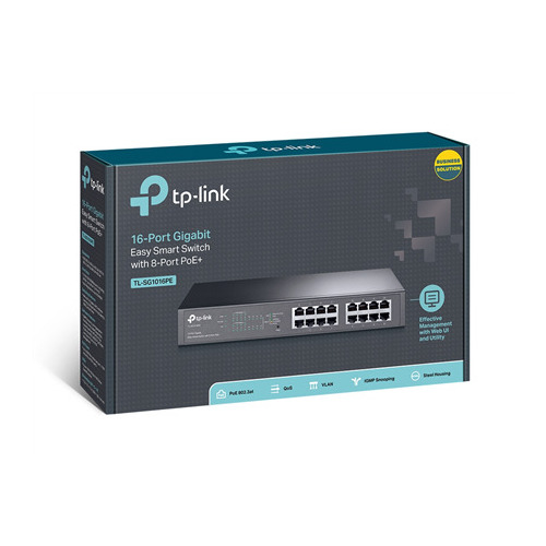 TP-LINK TL-SG1016PE 16x Port Gigabit Desktop