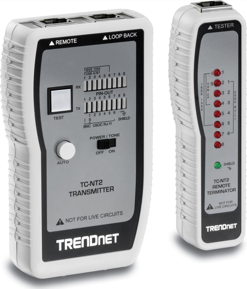TRENDnet kabeļu testētājs RJ-11 / RJ-12