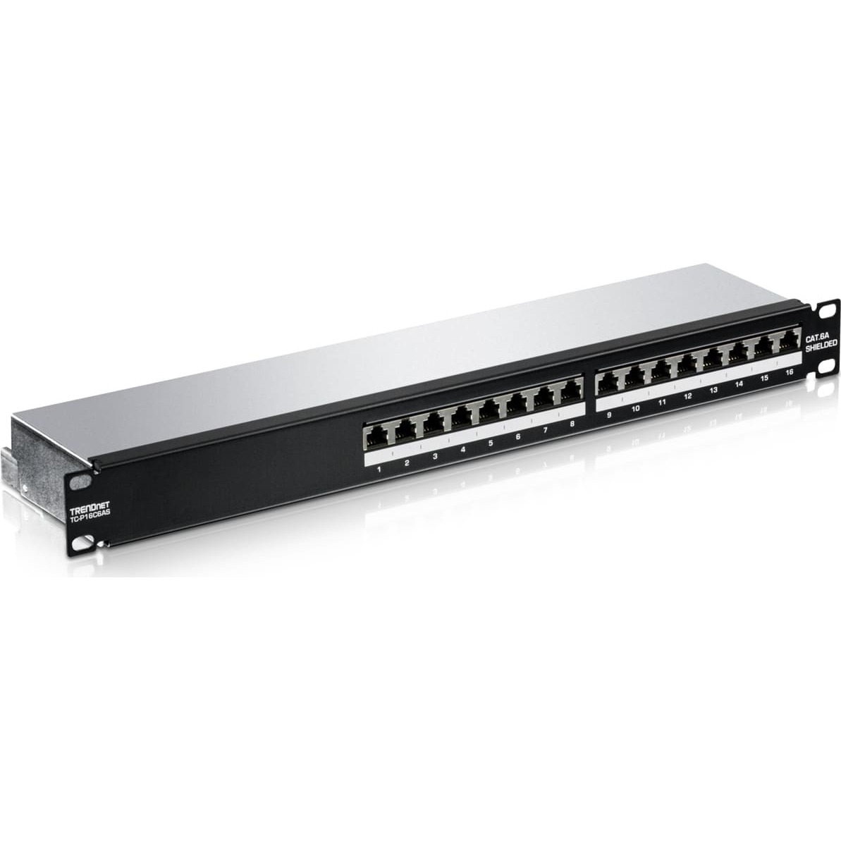 TRENDnet 16 portu Cat6A neekranēts patchpanelis
