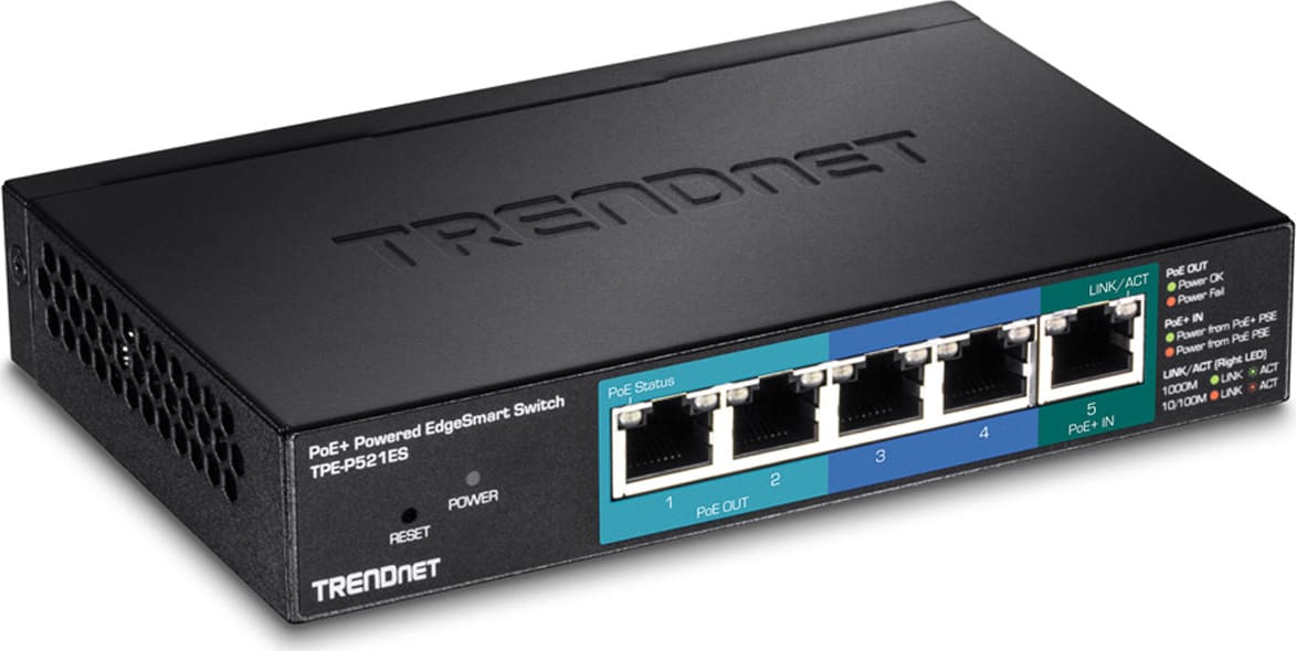 TRENDnet 5 portu Gbit EdgeSmart PoE+