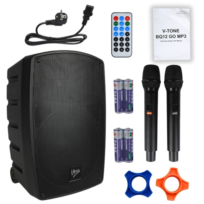 V-TONE BQ12 GO MP3 aktīvā akumulatora