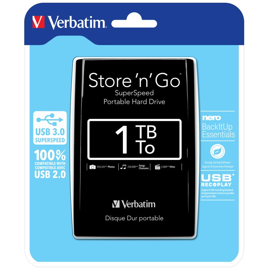 Ārējais cietais disks Verbatim Store `n`