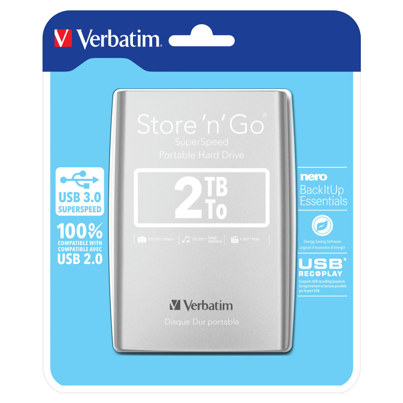 Ārējais cietais disks Verbatim Store `n`