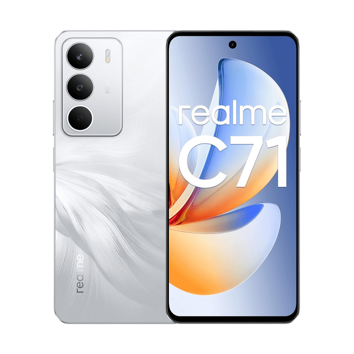 Viedtālrunis REALME C71 4+256GB White Swan