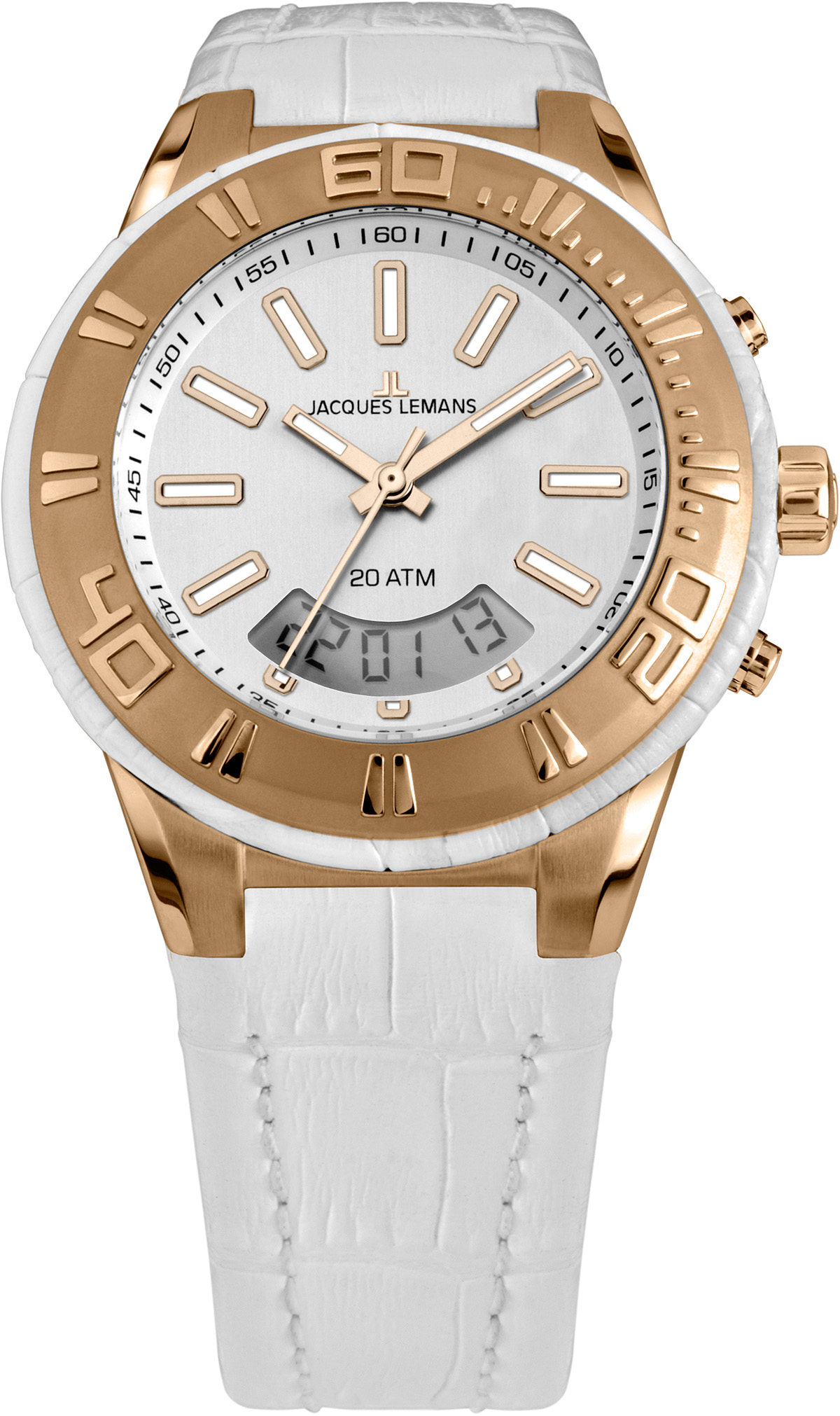Pulkstenis JACQUES LEMANS unisex 1-1772F (45MM)