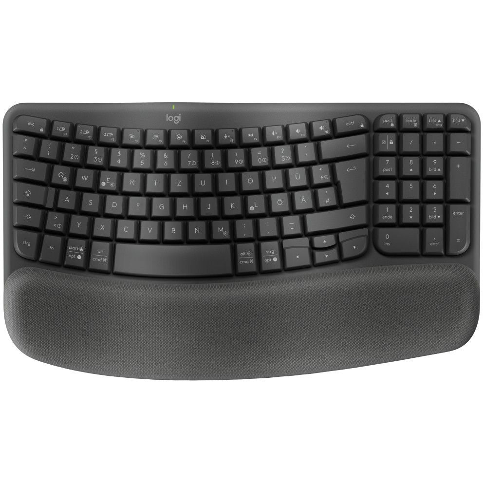 Logitech Wave Keys (graphit, DE-Layout, Logi