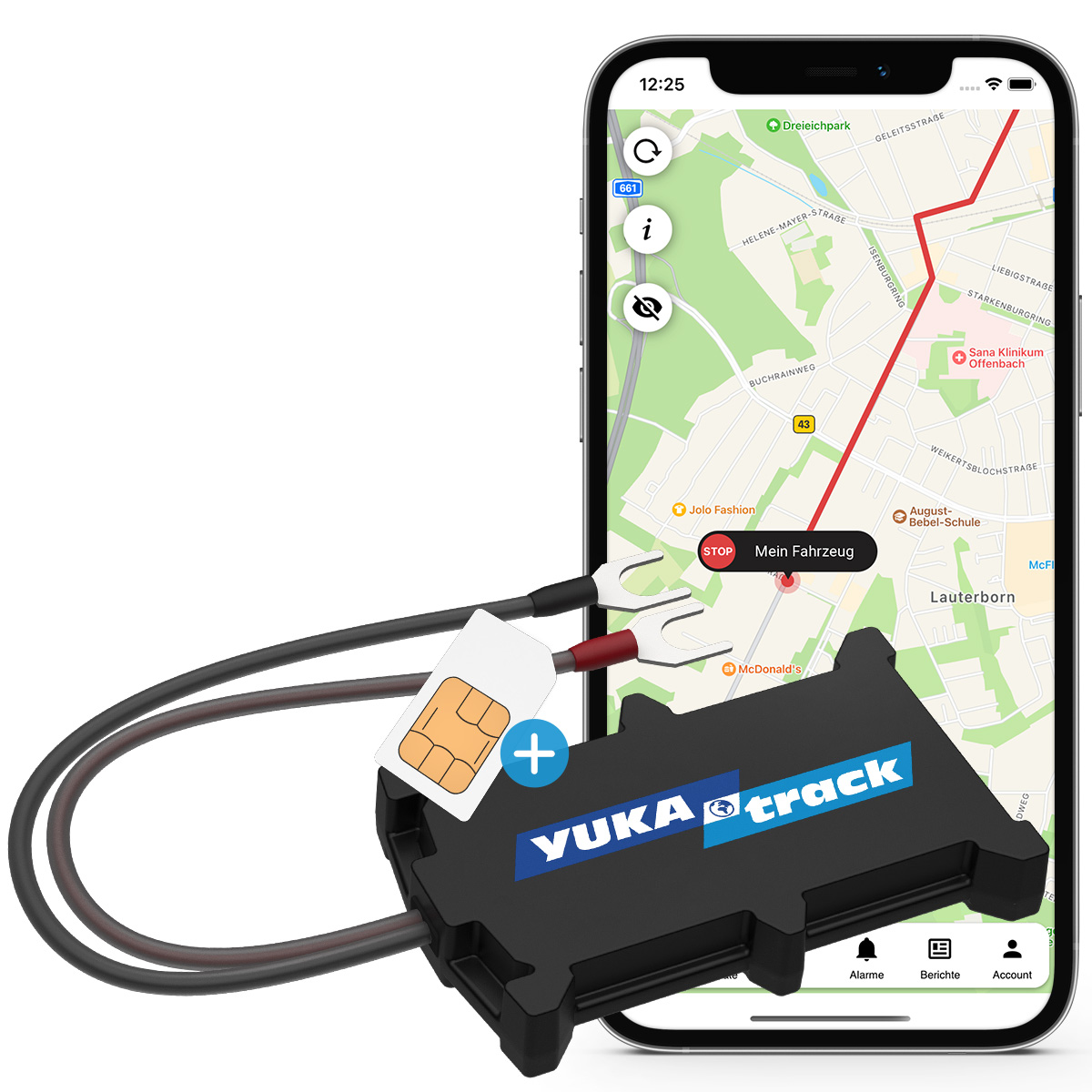YUKAtrack easyWire AIO GPS Car Tracker